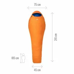 Sacs De Couchage MILLET BAIKAL 750 REG MARAJUCA 23 Orange -Magasin De Matériel De Camping 9 101920 baikal 750 reg marajuca mic1133 9646 04