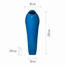 Sacs De Couchage MILLET BAIKAL 750 LONG SKY DIVER 23 Bleu -Magasin De Matériel De Camping 9 101922 baikal 750 long sky diver mic1134 4333 04