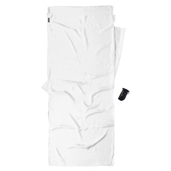 Draps Sac De Couchage COCOON REST LINER NATURAL SILK 22 Blanc 2 Draps Sac De Couchage COCOON REST LINER NATURAL SILK 22 Blanc – Image 2