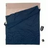 Draps Sac De Couchage COCOON COTON EGYPT LINER RECT DOUBLE KHAKI/TUAREG 22 Bleu