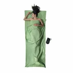 Draps Sac De Couchage COCOON COTON ORG LINER RECT FOREST SHADE 22 Vert