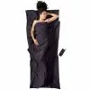 Draps Sac De Couchage COCOON TRAVEL SHEET THERMOLITE SILK RECT VOLCANO GRAY 22 Gris