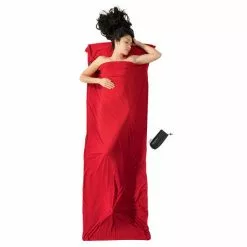 Draps Sac De Couchage COCOON TRAVEL SHEET THERMOLITE RAD RECT LAVA 22 Rouge
