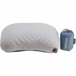 Oreillers De Voyage COCOON TRAVEL PILLOW AIR CORE DOWN DARK INDIGO/GREY 22 Gris / Bleu