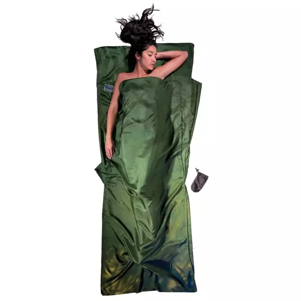 Draps Sac De Couchage COCOON TRAVEL SHEET SILK RECT DARK OLIVE 22 Vert 1 Draps Sac De Couchage COCOON TRAVEL SHEET SILK RECT DARK OLIVE 22 Vert
