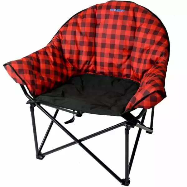 Siège Camping HUSKY MUMBO 22 Noir / Rouge 1 Siège Camping HUSKY MUMBO 22 Noir / Rouge