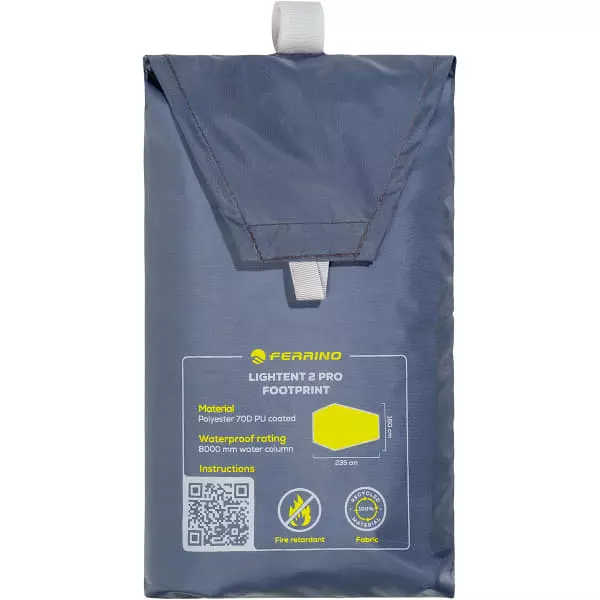 Tapis De Sol Tente FERRINO FOOTPRINT LIGHTENT 2 PRO DARK GREY 23 Gris 1 Tapis De Sol Tente FERRINO FOOTPRINT LIGHTENT 2 PRO DARK GREY 23 Gris