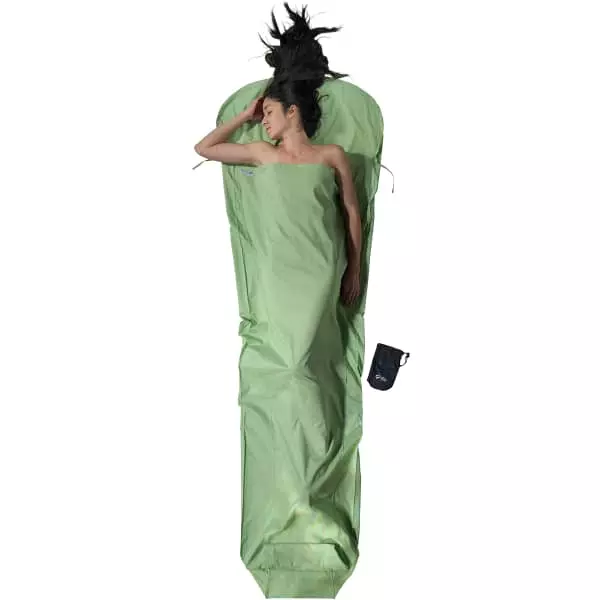 Draps Sac De Couchage COCOON MUMMY LINER COTON ORG FOREST SHADE 22 Vert 1 Draps Sac De Couchage COCOON MUMMY LINER COTON ORG FOREST SHADE 22 Vert