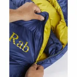 Sacs De Couchage RAB NEUTRINO 400 NIGHTFALL BLUE LONG 23 Bleu / Jaune -Magasin De Matériel De Camping 9 107973 neutrino 400 nightfall blue long qsm 90 nfb lng 05