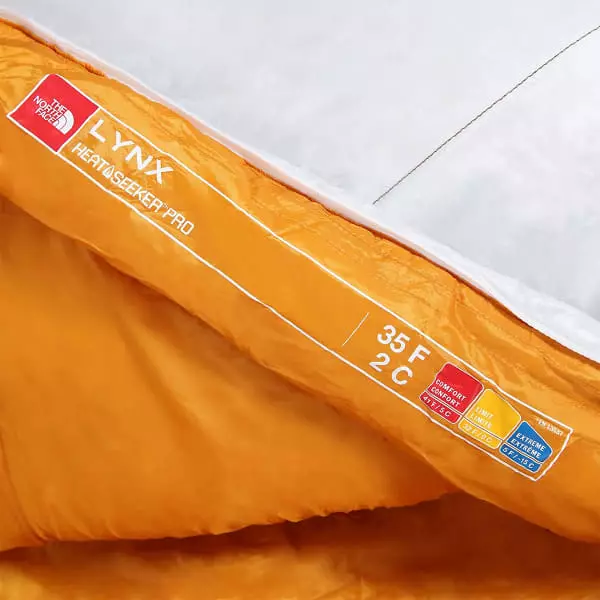 Sacs De Couchage THE NORTH FACE LYNX ECO CITRINE YELL/TIN GR 22 Marron / Blanc / Jaune 3 Sacs De Couchage THE NORTH FACE LYNX ECO CITRINE YELL/TIN GR 22 Marron / Blanc / Jaune – Image 3