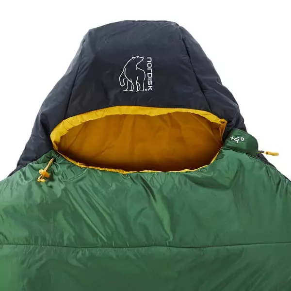 Sacs De Couchage NORDISK GORMSSON +4°C XL CURVE SLEEPING BAG 23 Vert / Noir 4 Sacs De Couchage NORDISK GORMSSON +4°C XL CURVE SLEEPING BAG 23 Vert / Noir – Image 4