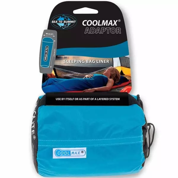 Draps Sac De Couchage SEA TO SUMMIT COOLMAX ADAPTOR 22 Bleu 1 Draps Sac De Couchage SEA TO SUMMIT COOLMAX ADAPTOR 22 Bleu