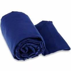 Draps Sac De Couchage SEA TO SUMMIT COTON TRAVEL LINER RECTANGULAR STANDARD NAVY BLUE 22 Bleu