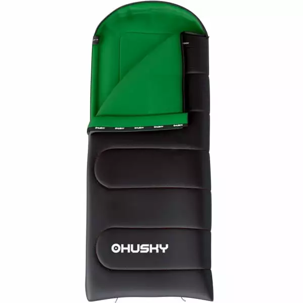 Sacs De Couchage HUSKY GALA 0°C NOIR 23 Noir / Vert 2 Sacs De Couchage HUSKY GALA 0°C NOIR 23 Noir / Vert – Image 2