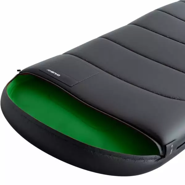 Sacs De Couchage HUSKY GALA 0°C NOIR 23 Noir / Vert 5 Sacs De Couchage HUSKY GALA 0°C NOIR 23 Noir / Vert – Image 5