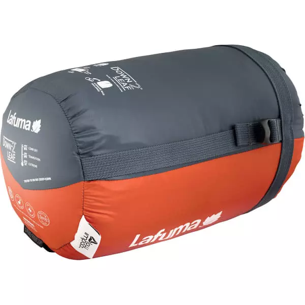 Sacs De Couchage LAFUMA DOWNLEAF -2° NORTH SEA/PAPRIKA 23 Orange / Gris 3 Sacs De Couchage LAFUMA DOWNLEAF -2° NORTH SEA/PAPRIKA 23 Orange / Gris – Image 3