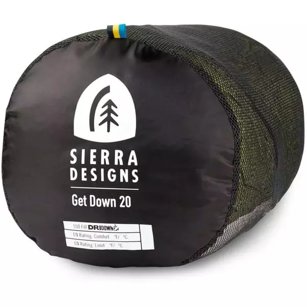 Sacs De Couchage SIERRA DESIGNS GET DOWN 550F 20 DEG LONG 22 Vert / Gris 6 Sacs De Couchage SIERRA DESIGNS GET DOWN 550F 20 DEG LONG 22 Vert / Gris – Image 6