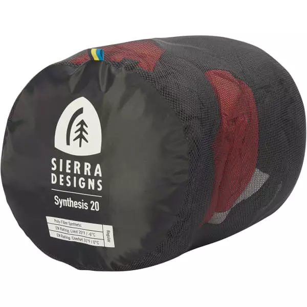 Sacs De Couchage SIERRA DESIGNS SYNTHESIS 20 DEG REG 22 Noir / Rouge / Blanc 6 Sacs De Couchage SIERRA DESIGNS SYNTHESIS 20 DEG REG 22 Noir / Rouge / Blanc – Image 6