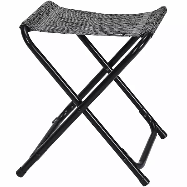 Siège Camping TRIGANO TABOURET PLIANT ALU COCOON 22 Gris / Noir 1 Siège Camping TRIGANO TABOURET PLIANT ALU COCOON 22 Gris / Noir
