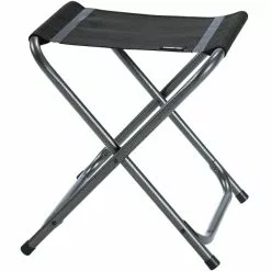 Siège Camping TRIGANO TABOURET PLIANT ALU NOIR 22 Noir / Gris