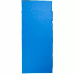 Draps Sac De Couchage LIFEVENTURE COTTON SLEEPING BAG LINER RECTANGULAR BLUE 23 Bleu